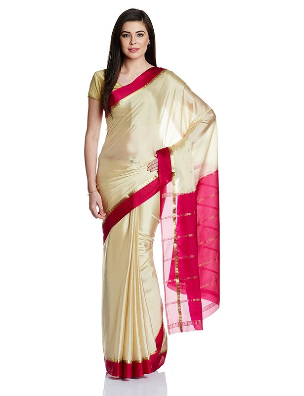 Majestic Pure Mysore Silk Saree in Navy Blue & Rich Gold Zari Weave