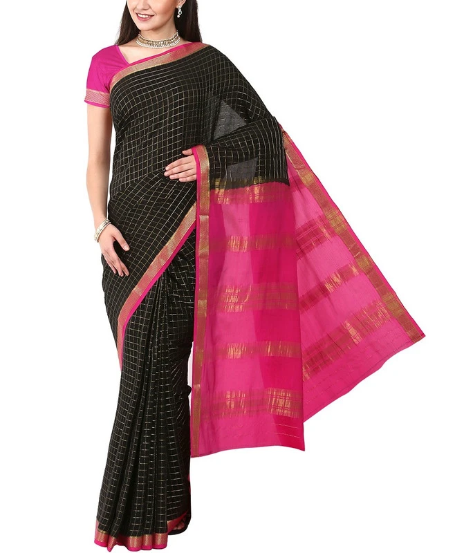 Sophisticated Pure Mysore Silk Saree in Steel Blue & Zari Border