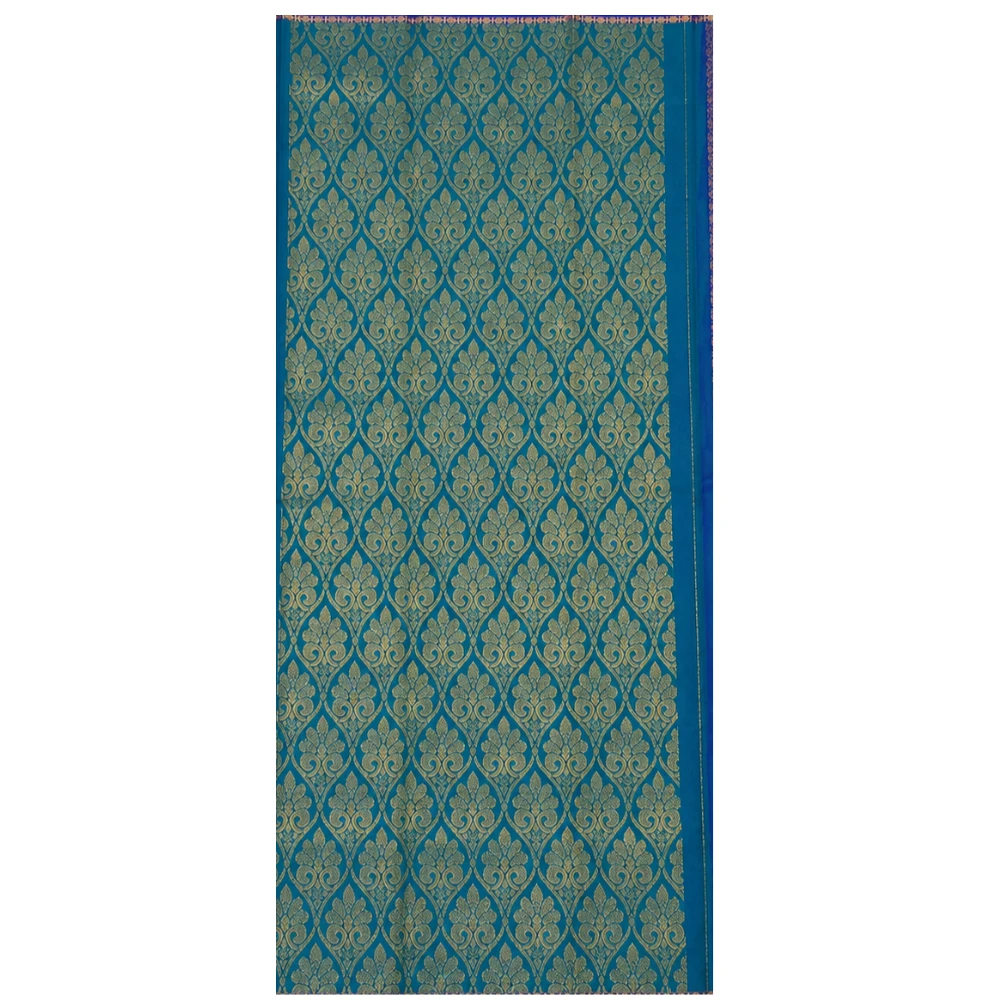 Exclusive Rani with Green Contrast Kanchipuram Pure Silk Saree with Bentex Border & Diamond Butta