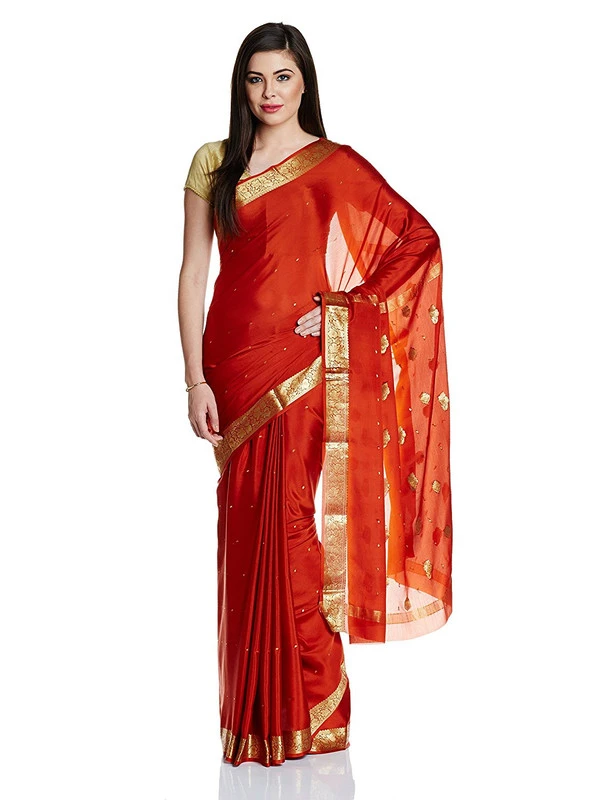 Timeless Pure Mysore Silk Saree in Classic Ivory & Contrast Zari Borde