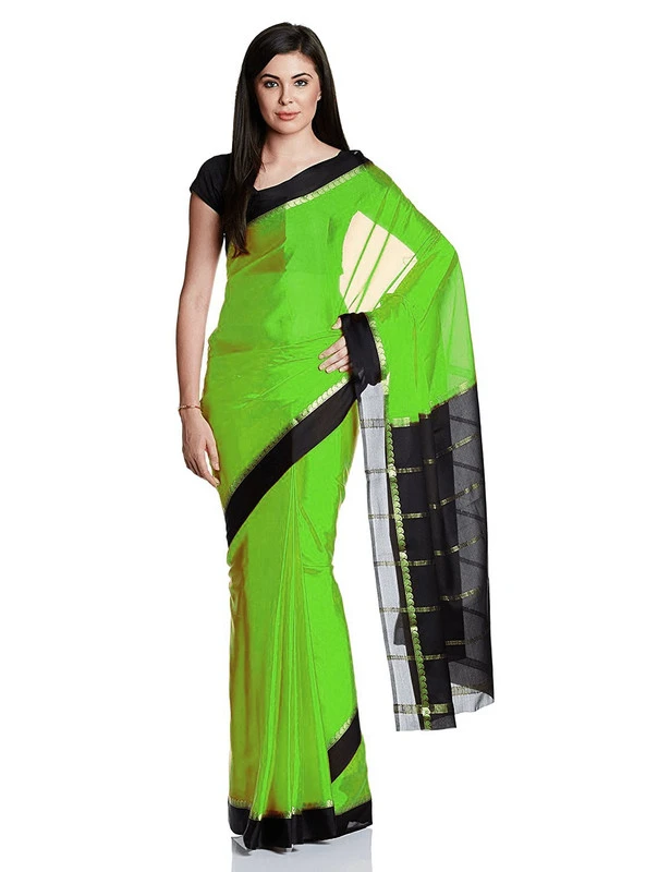 Regal Pure Mysore Silk Saree in Deep Purple with Traditional Border & Zari Work