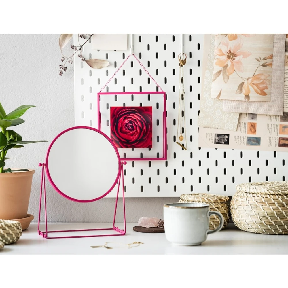 LERBODA Frame, pink16x16 cm (6 ¼x6 ¼ ")-Deco Piece (Frame pink16x16 cm (6 ¼x6 ¼ "))
