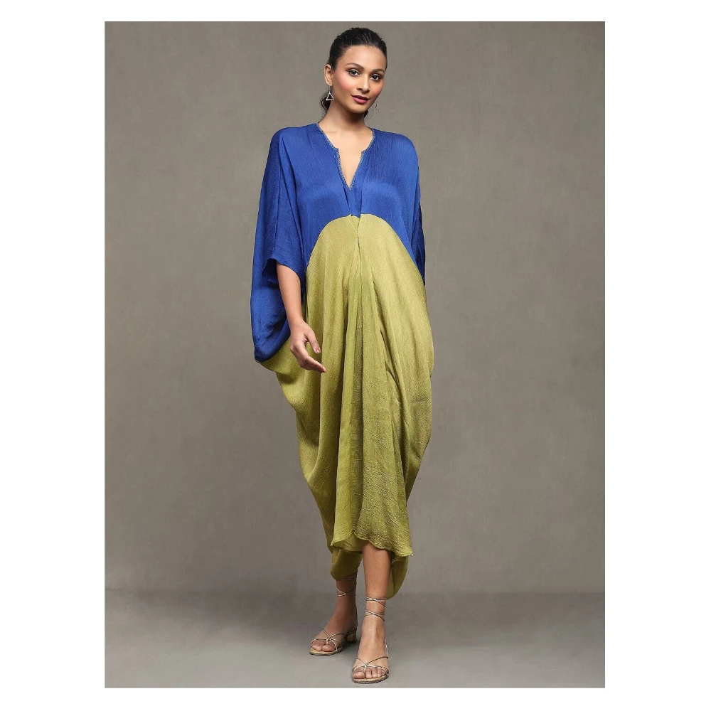 Blue Copland Kaftan Dress