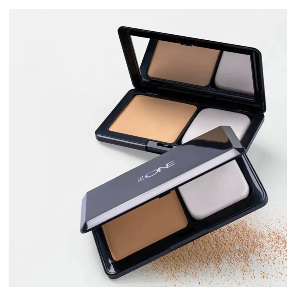 The One Illuskin Two-Way Cake Foundation Size-13.2 gm (Light-13.2gm)