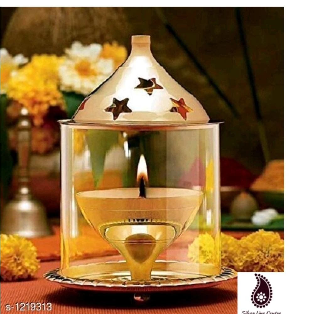 Traditional Brass & Glass Dia