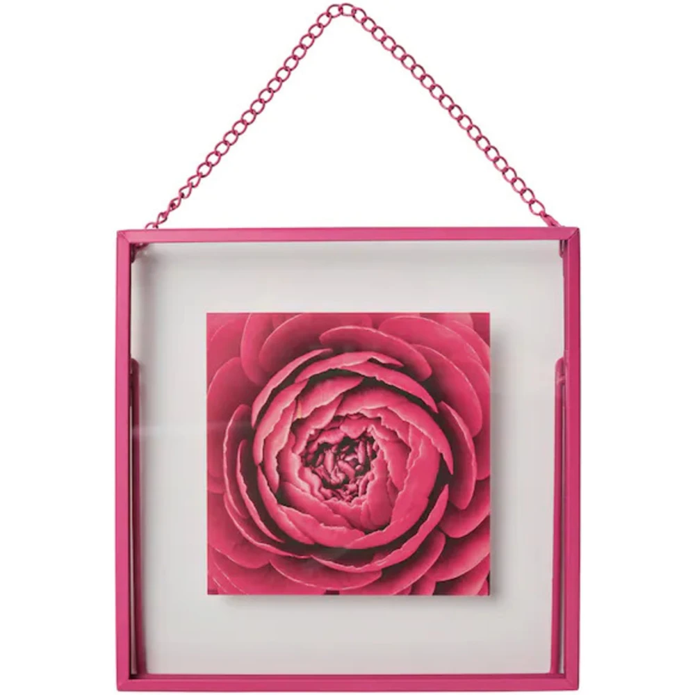 LERBODA Frame, pink16x16 cm (6 ¼x6 ¼ ")-Deco Piece