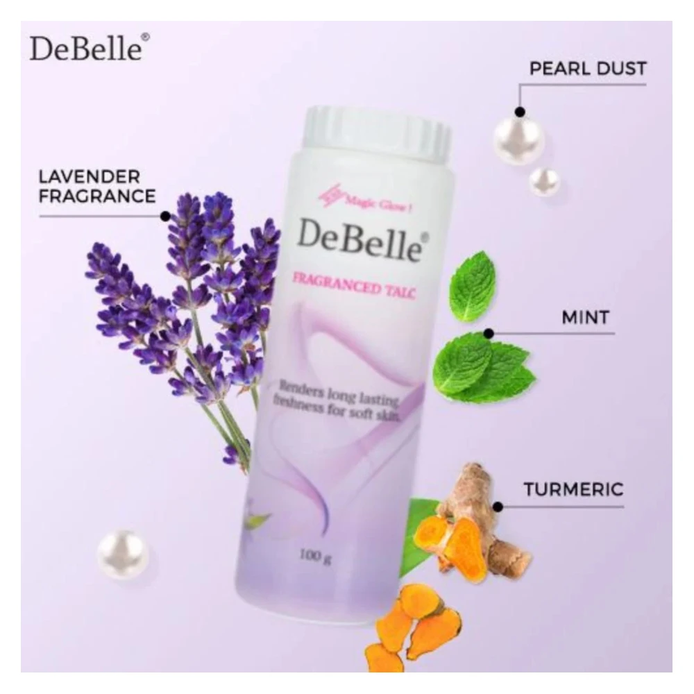 DeBelle Fragranced Talc 100g Size-100 gm (100gm)