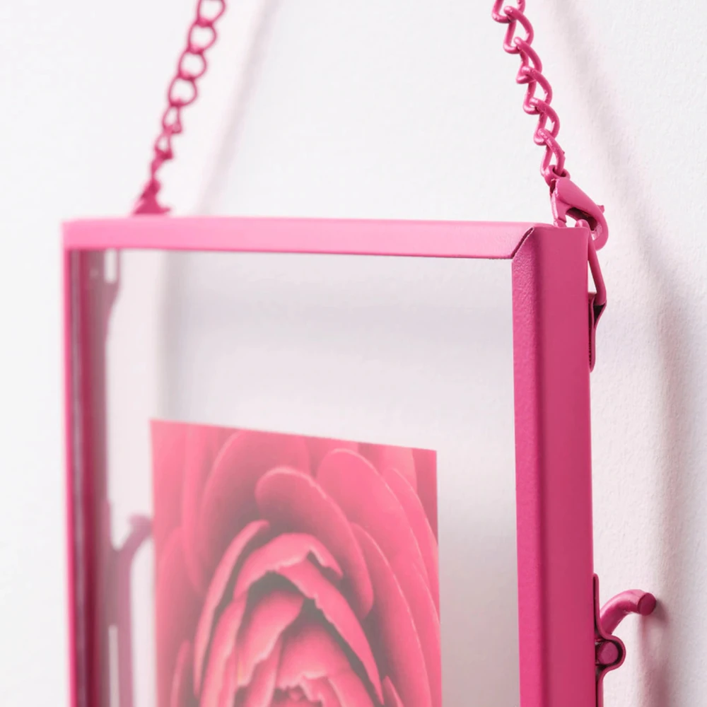LERBODA Frame, pink16x16 cm (6 ¼x6 ¼ ")-Deco Piece (Frame pink16x16 cm (6 ¼x6 ¼ "))