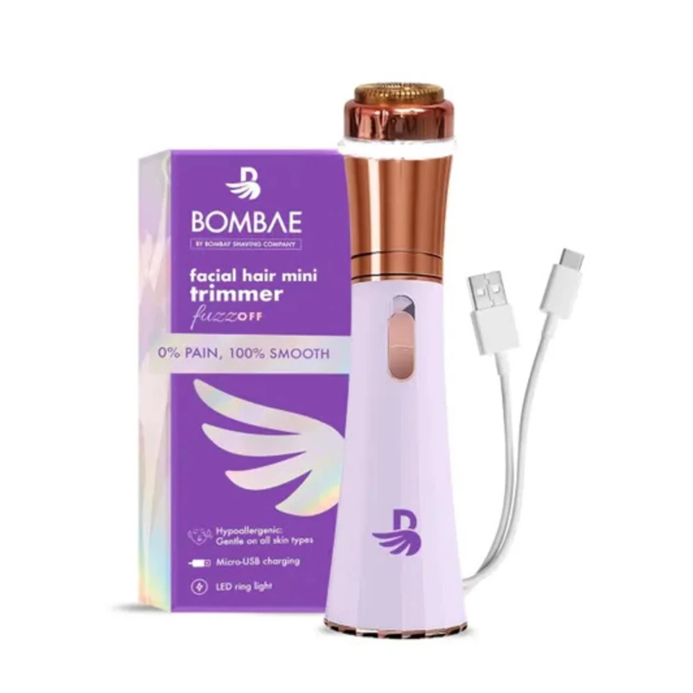 Mini Facial Trimmer| Fuzzoff Face | Lipstick-sized | Rechargeable