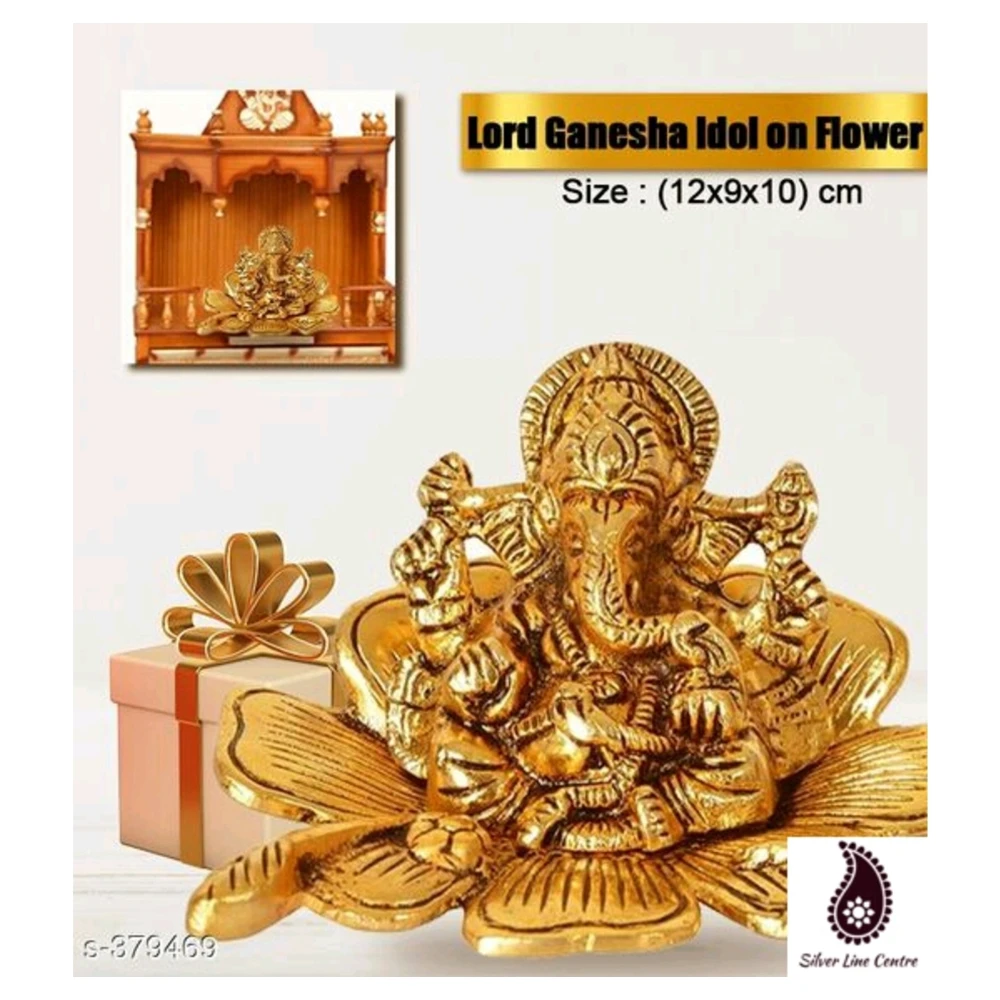 Lord Ganesha on Flower