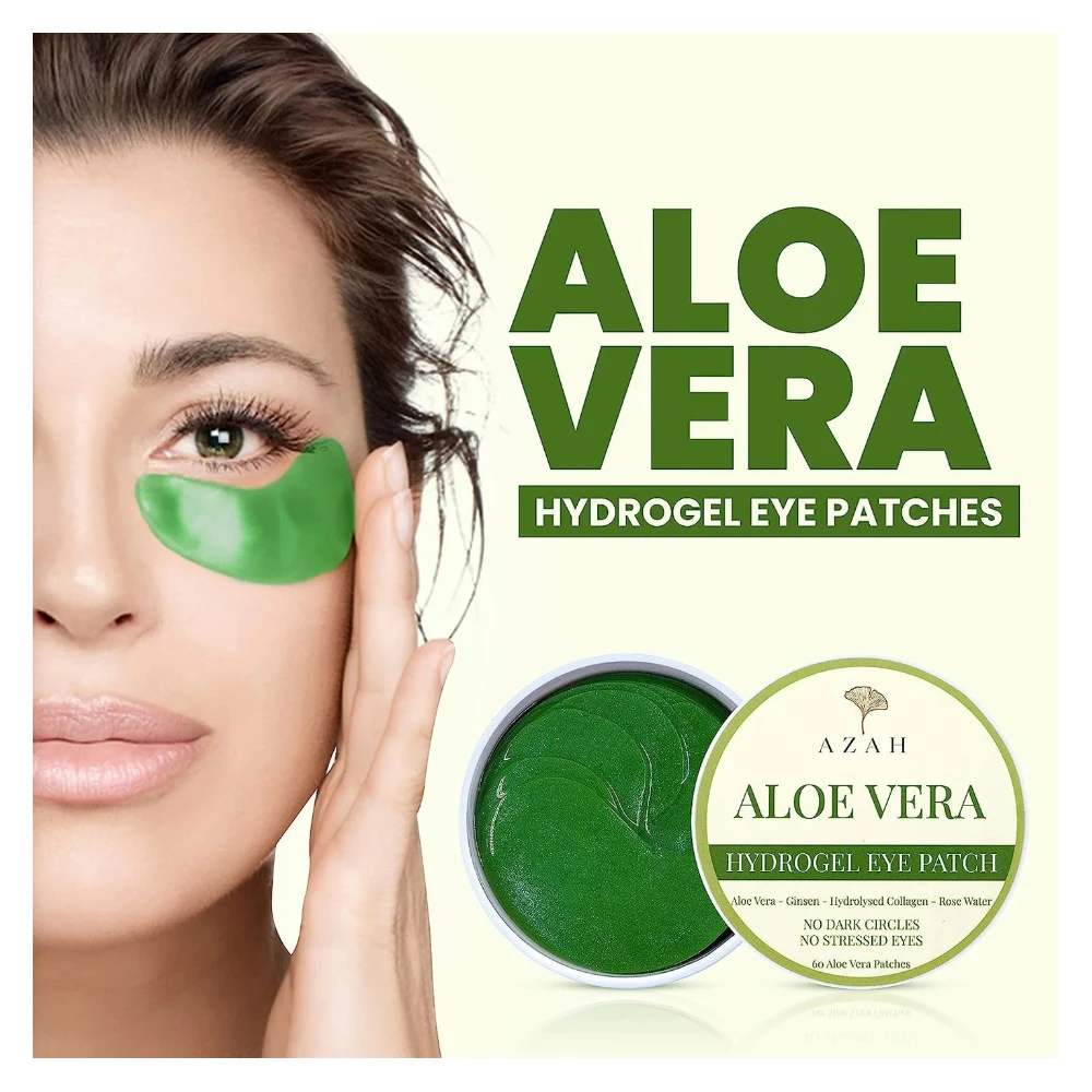 Azah Under Eye Patches for Dark Circles (Aleo Vera) (Free Size)
