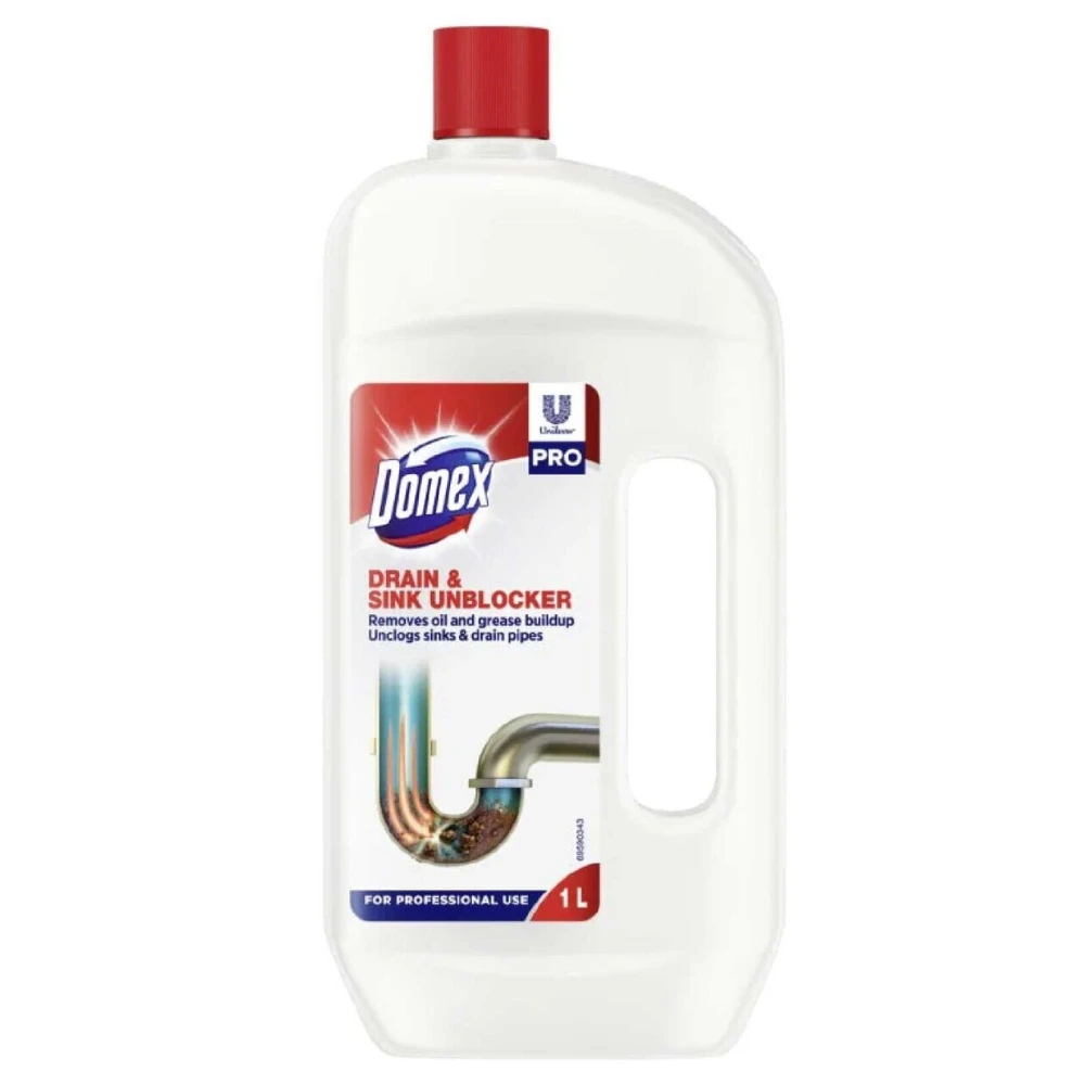 Domex Drain & Sink Unblocker 1L by Domex Size- 1 Lt