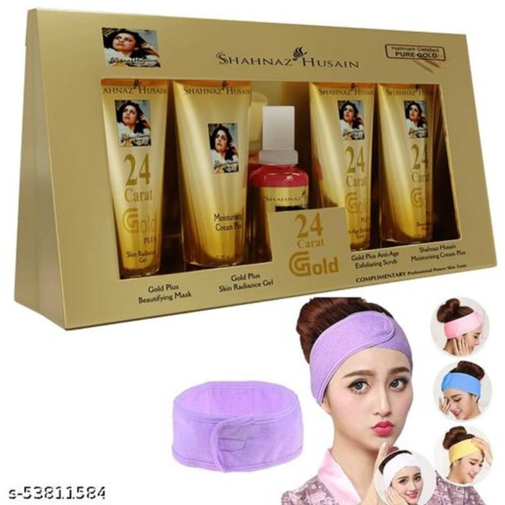Professional Shahnaz Husain Gold Facial Kit With Facial Band