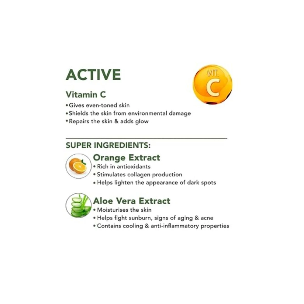 Skivia 20% Vitamin C Face Serum with Hyaluronic Acid - 20 ml