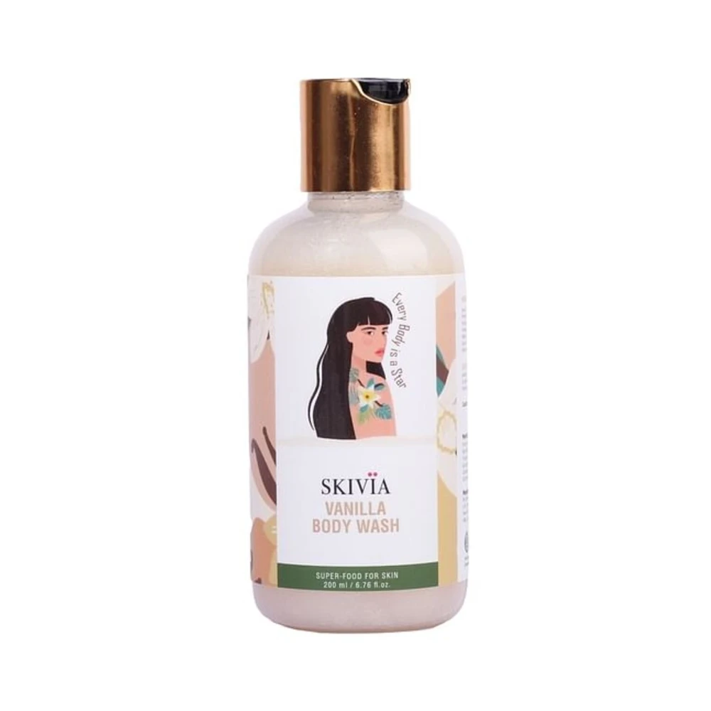 Skivia Vanilla Body Wash With Pomegranate & Papaya - 200 ml