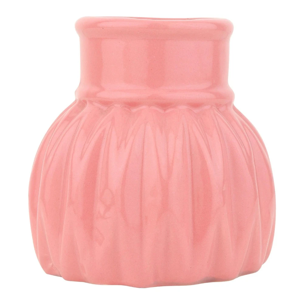 Wavecera Vase | Decorative Planters | Flower Pots for Home Decor (Pink-S)