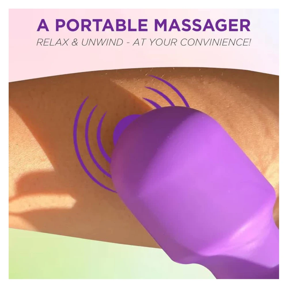 Personal Massager & Intimate Wipes Combo Body Safe | Anti-Bacterial | Dermat Tested (Free Size)