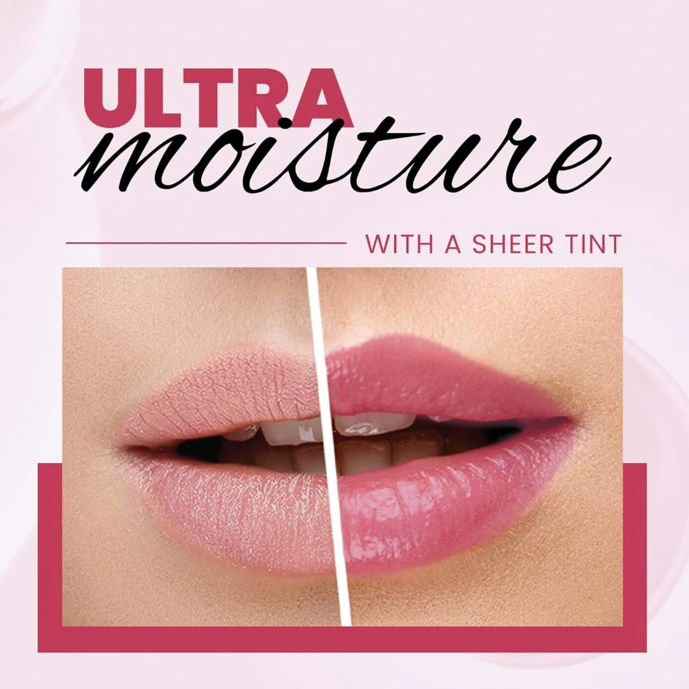 MARS Tinted Lip Balm for Men & Women | Non-Sticky, Moisturising & Nourishing | Enriched with Vitamin-E, Jojoba Oil, Shea Butter and Hyaluronic Acid (3.2g) (STRAWBERRY) (Color-Strawberry)