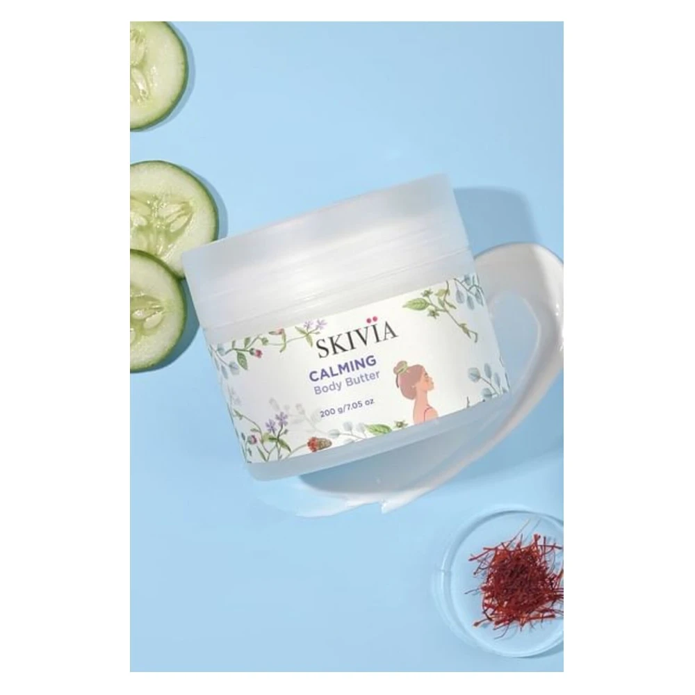 Skivia Calming Body Butter With Saffron & Lavender - 200 g