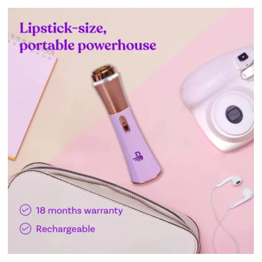 Mini Facial Trimmer| Fuzzoff Face | Lipstick-sized | Rechargeable