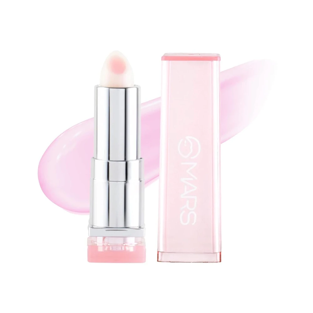 MARS Tinted Lip Balm for Men & Women | Non-Sticky, Moisturising & Nourishing | Enriched with Vitamin-E, Jojoba Oil, Shea Butter and Hyaluronic Acid (3.2g) (STRAWBERRY)