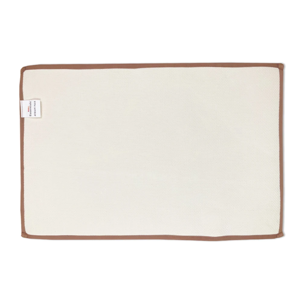 Atrium Plus Small Foot Mat 2Pc Set - Dark Brown/Orange (Small Mat-2 pcs set)