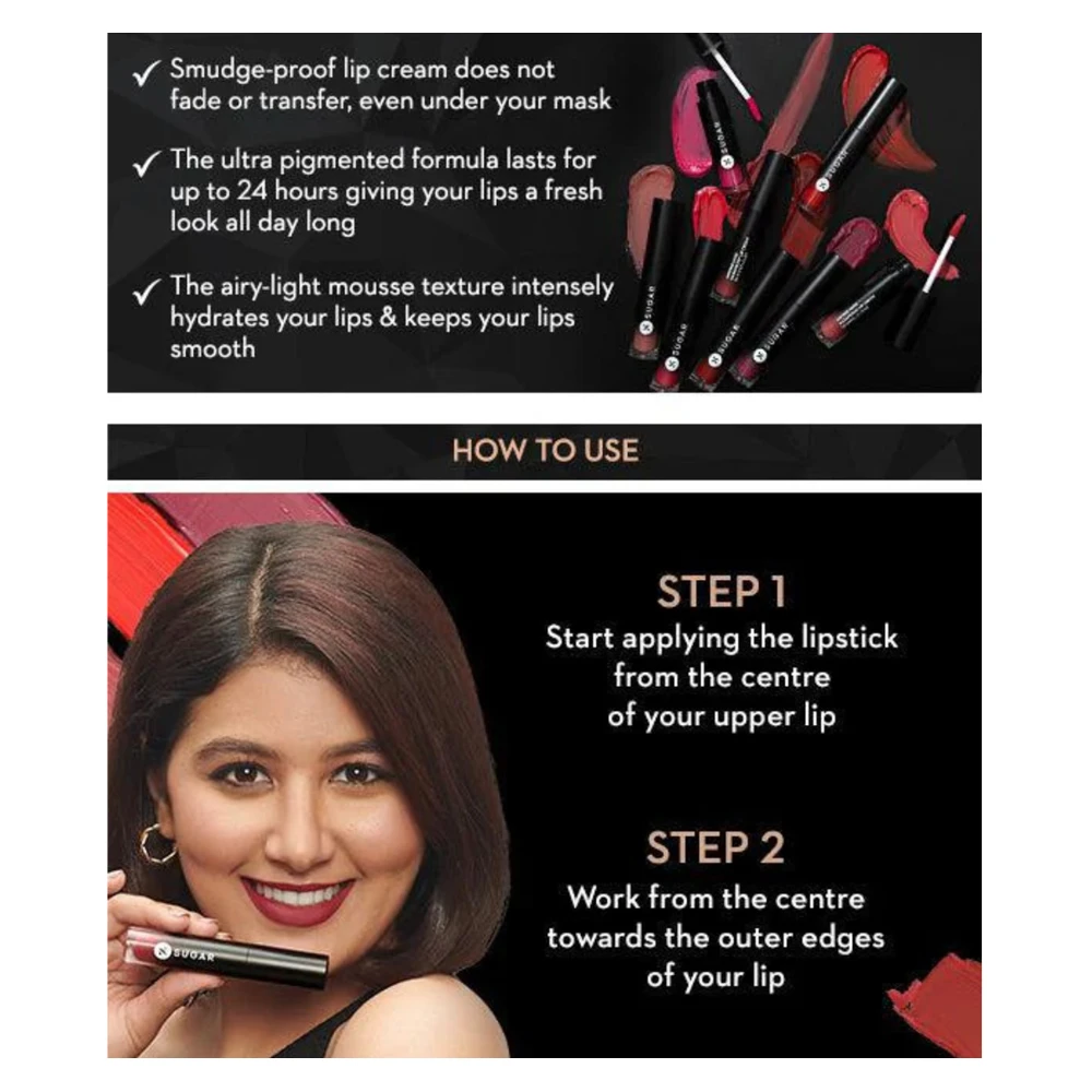 Mousse Muse Lip Cream  Size- 5ml (1-5ML)