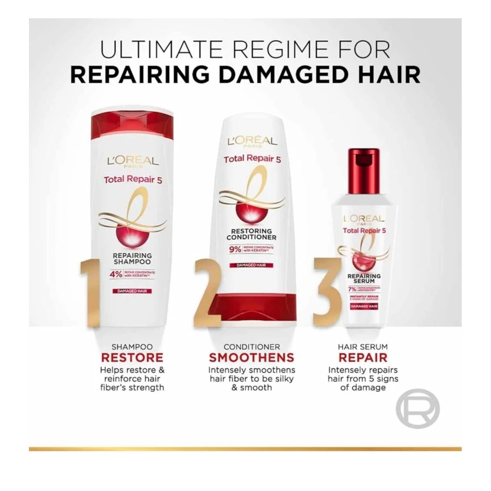 LOreal Paris Total Repair 5 Hair Serum (80ml)