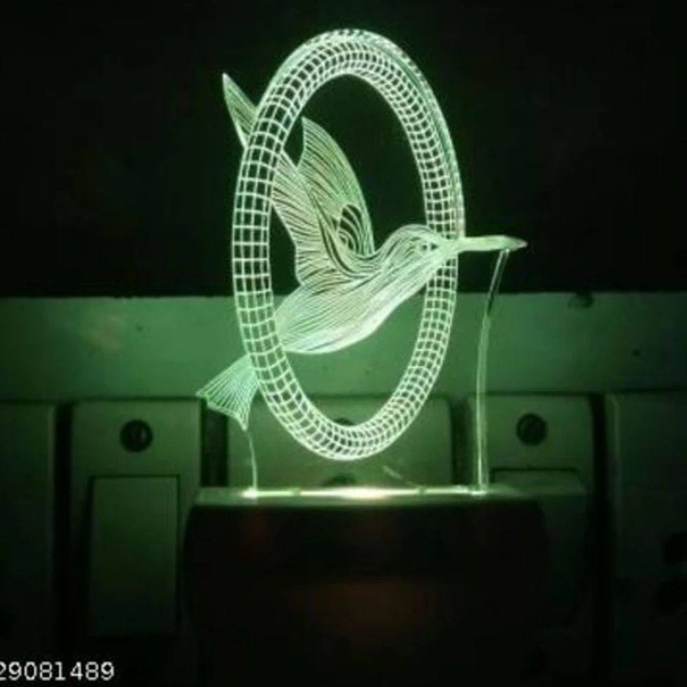 3D ILLUSION NIGHT LAMP BY SBK CREATION (1-FREE SIZE)