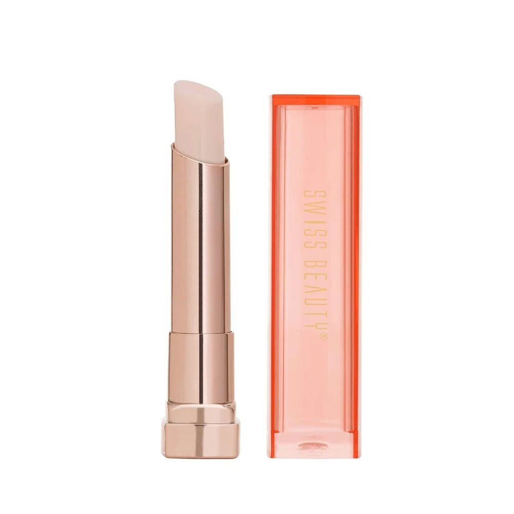 SWISS BEAUTY Shea Butter Color Changing Lip Balm, Lip Makeup, 3.2G, White