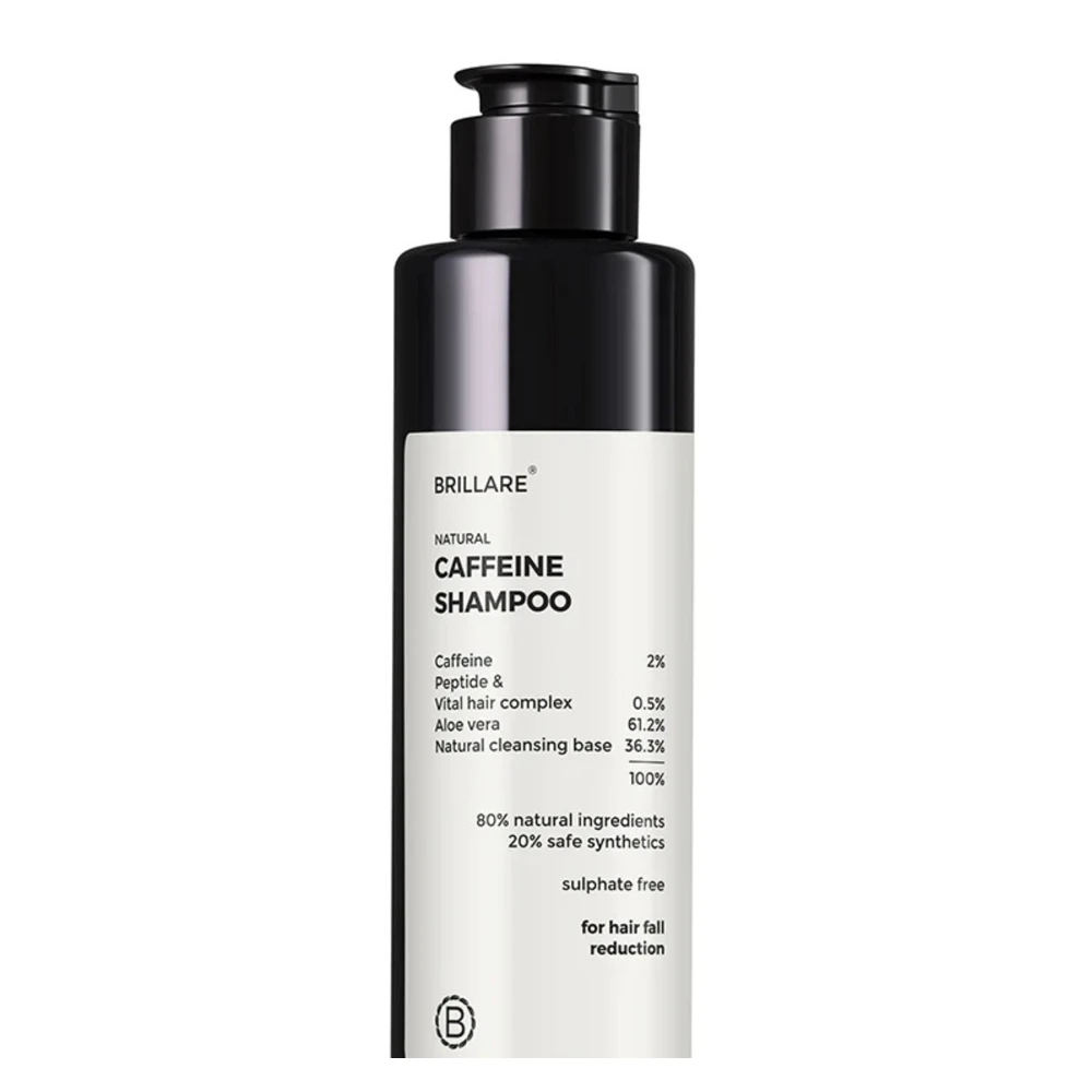 Caffeine Shampoo For Reducing Hair Loss and Breakage Hair Fall Control