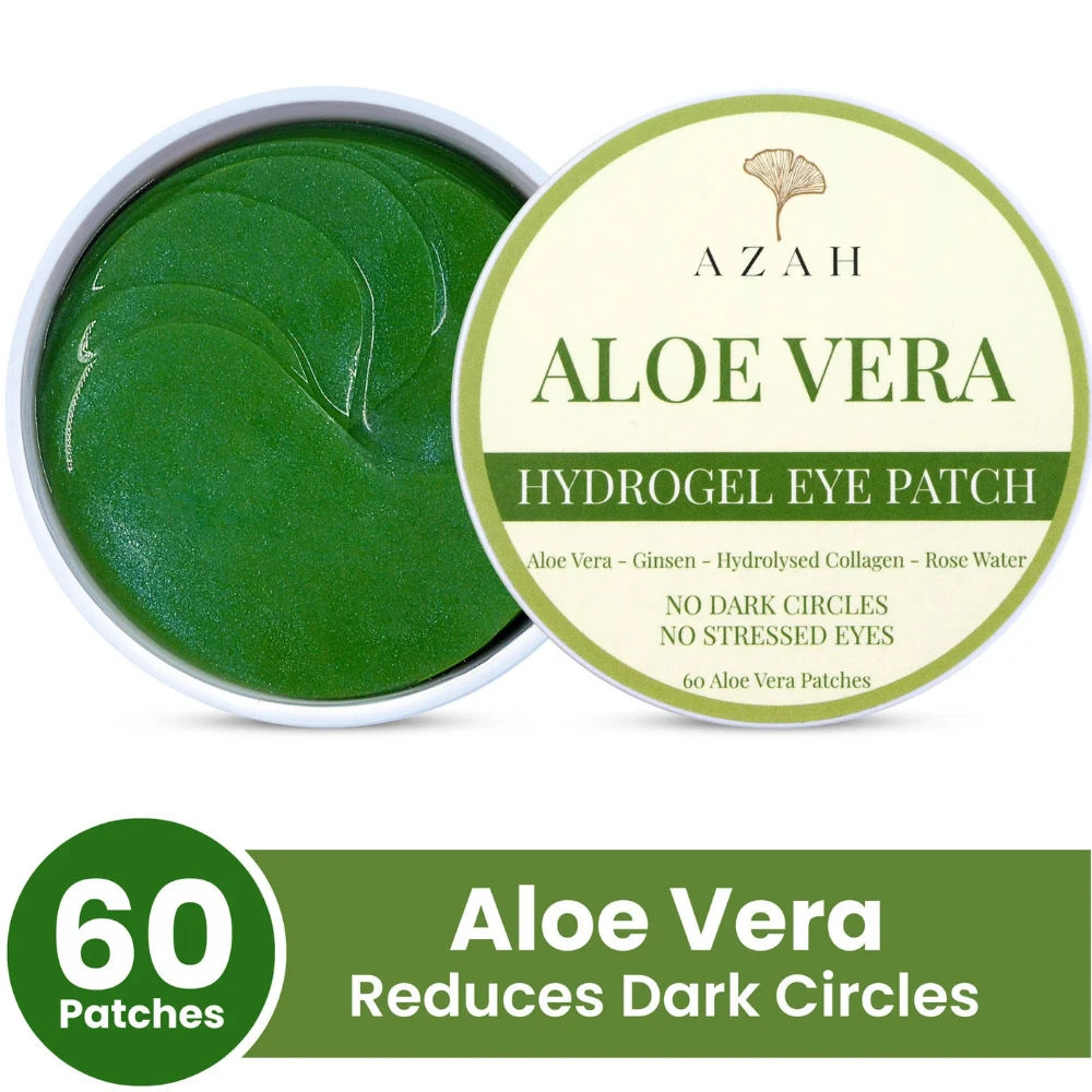 Azah Under Eye Patches for Dark Circles (Aleo Vera) (Free Size)