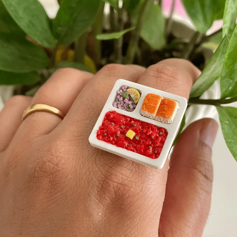 Miniature Pav Bhaji Ring