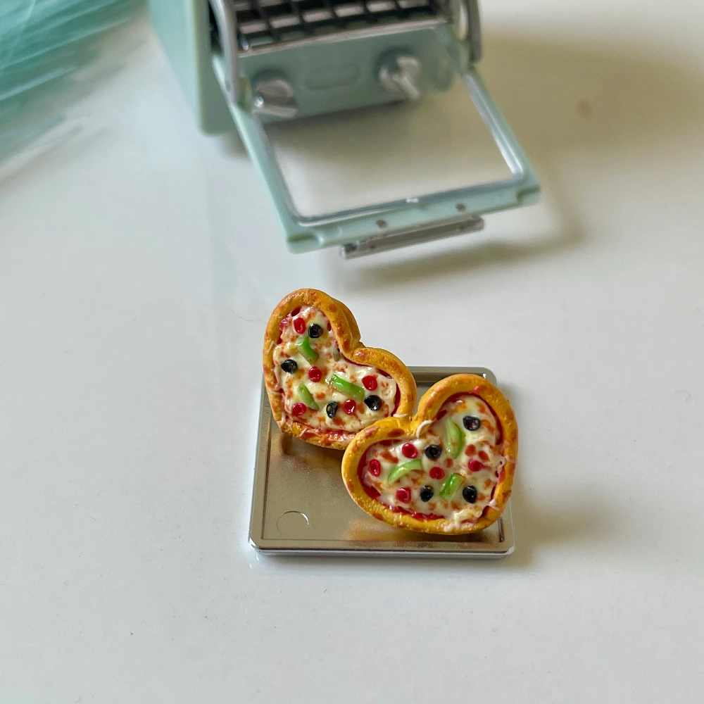 Miniature Pizza Studs