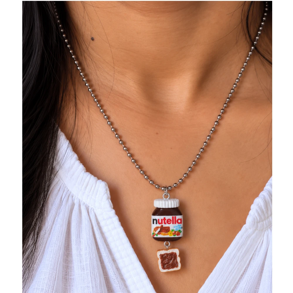 Miniature Nutella Necklace
