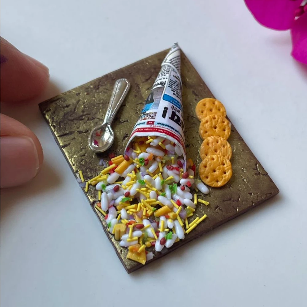 Miniature Bhel Puri Fridge Magnet