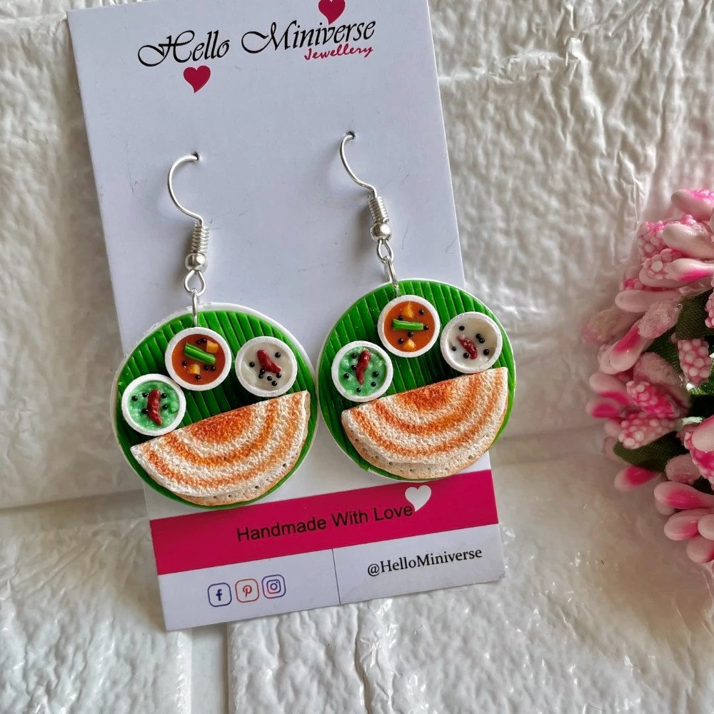 Miniature Dosa Earrings
