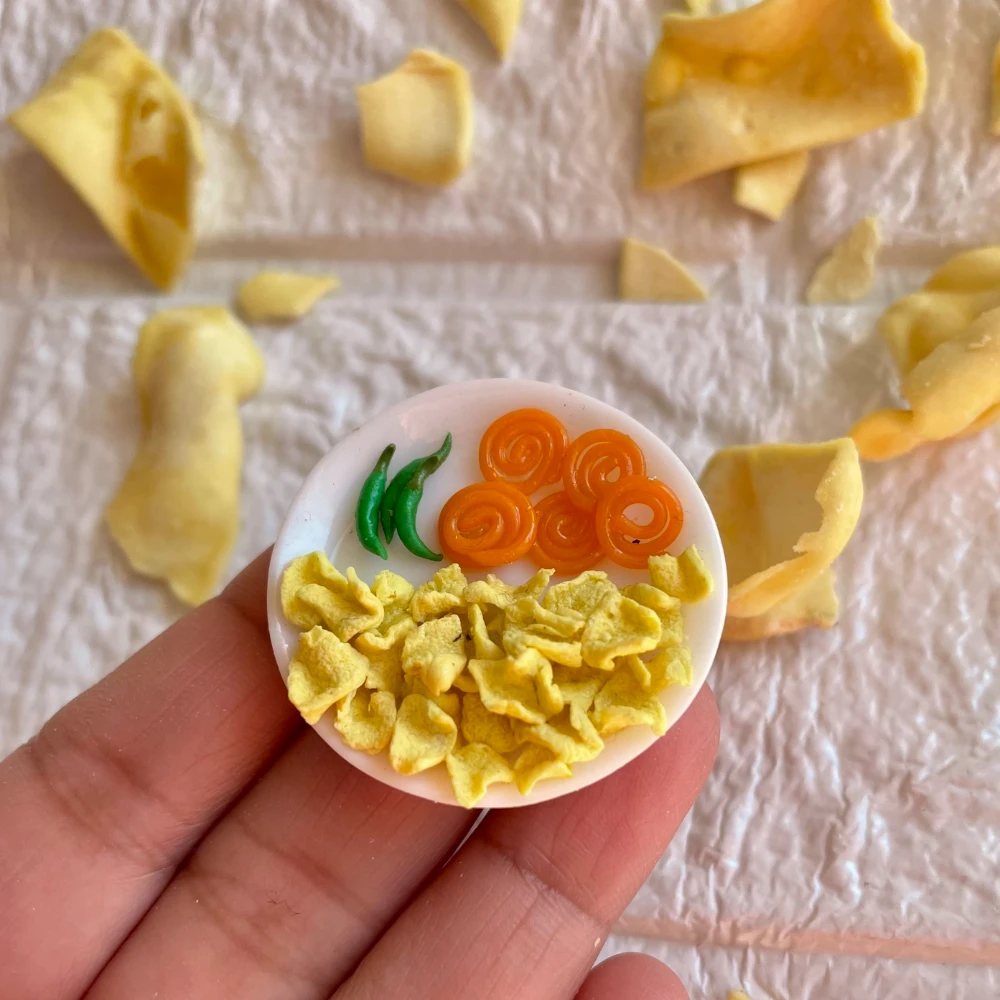 Miniature Gathiya Jalebi Fridge Magnet