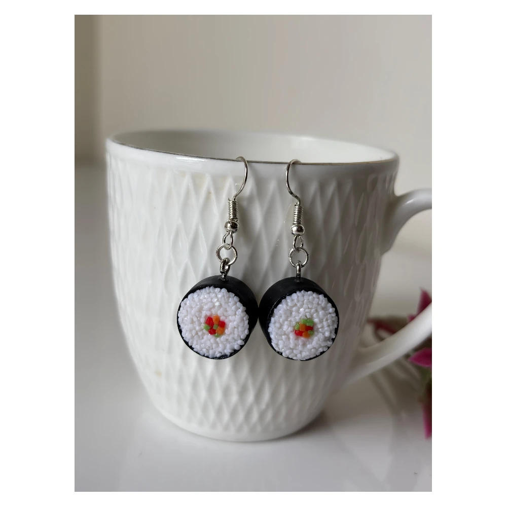 Miniature Sushi Earrings