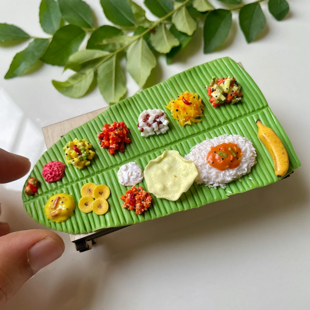 Miniature Sadya Fridge Magnet