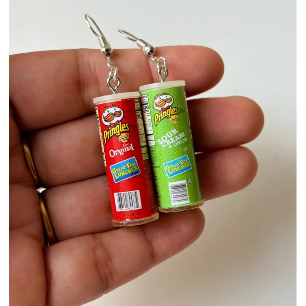 Miniature Pringles Earrings
