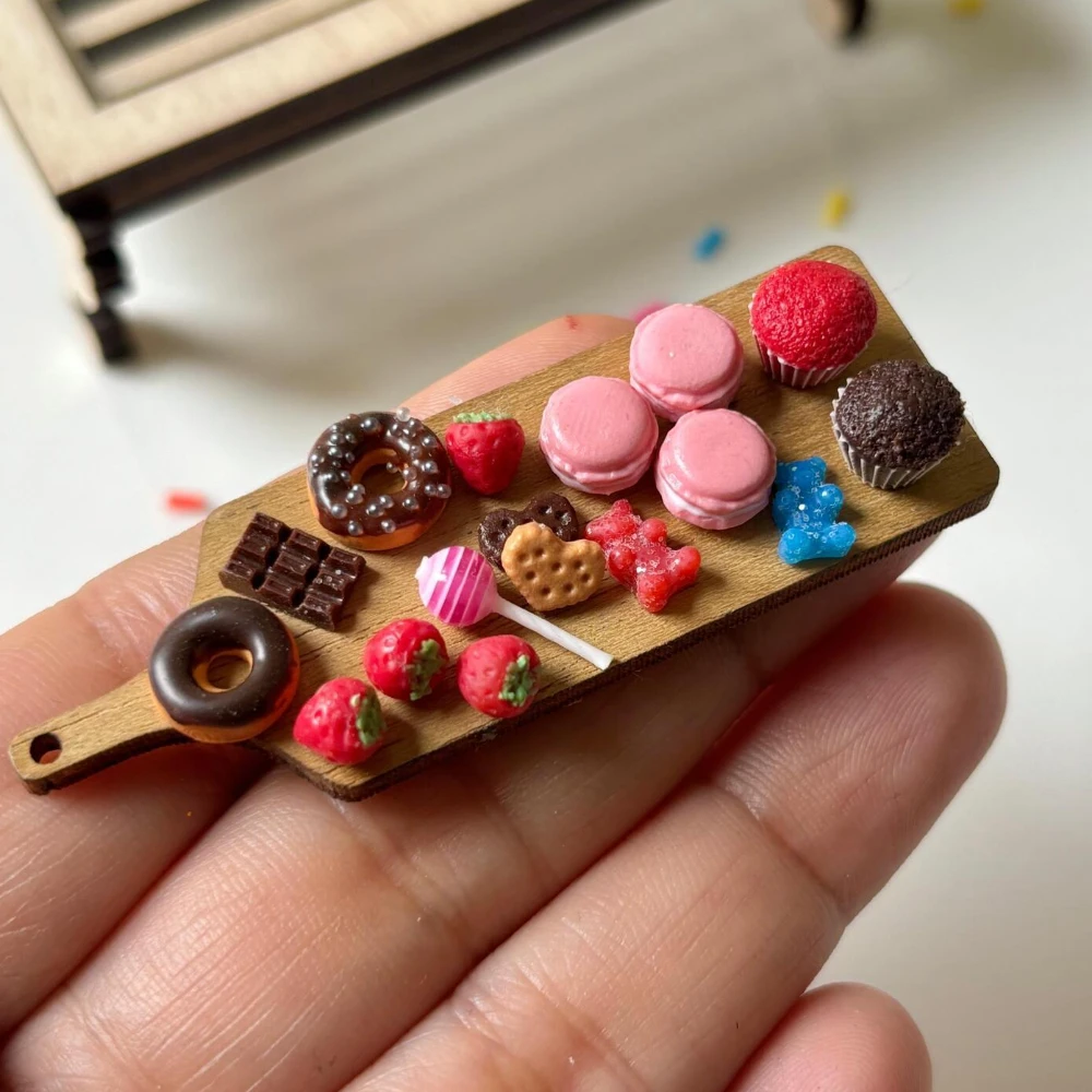 Miniature Dessert platter Fridge Magnet