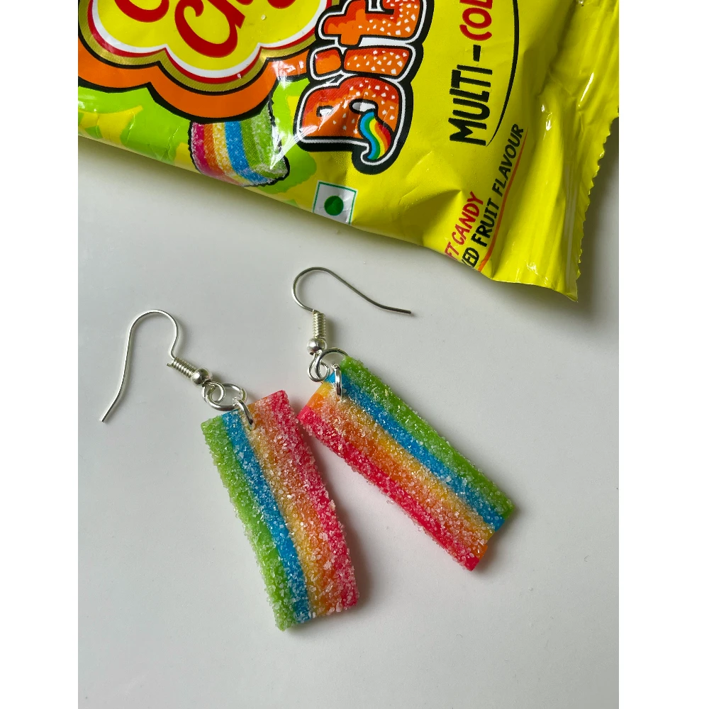 Mini Rainbow Candy Earrings