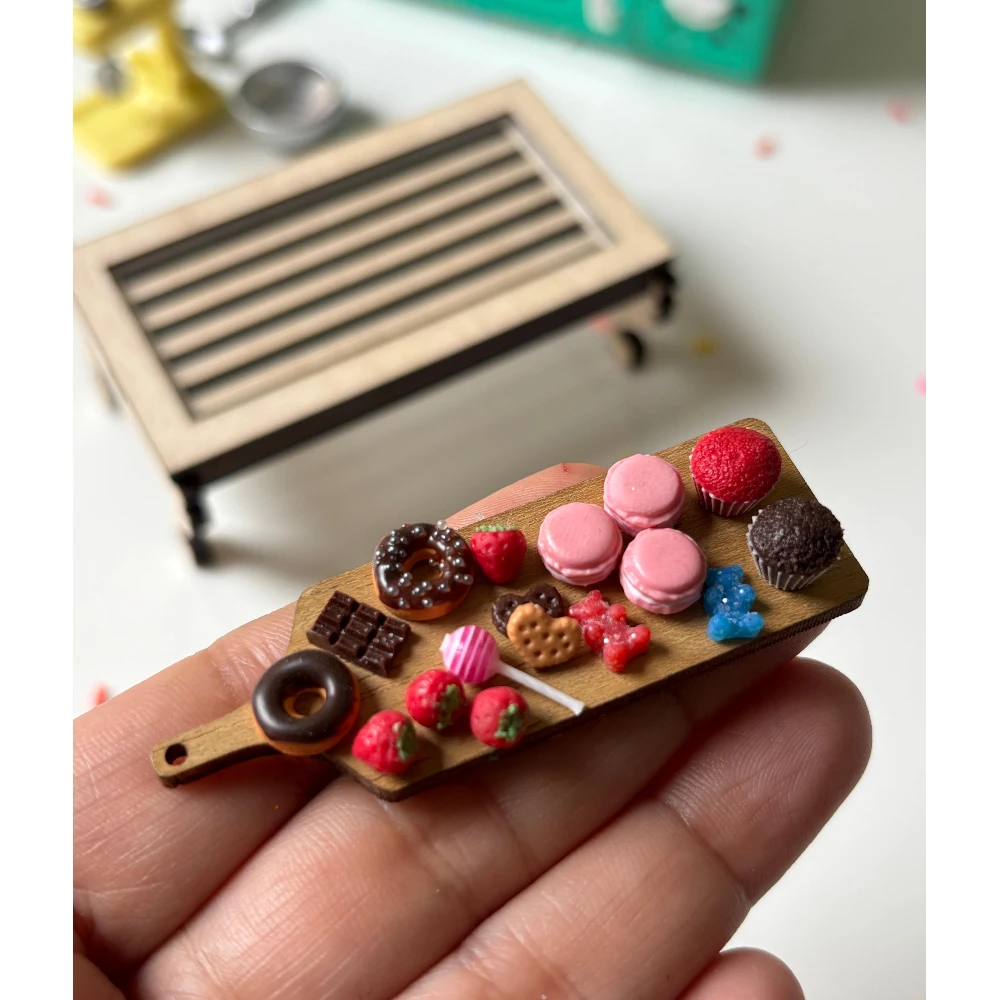 Miniature Dessert Platter Fridge Magnet