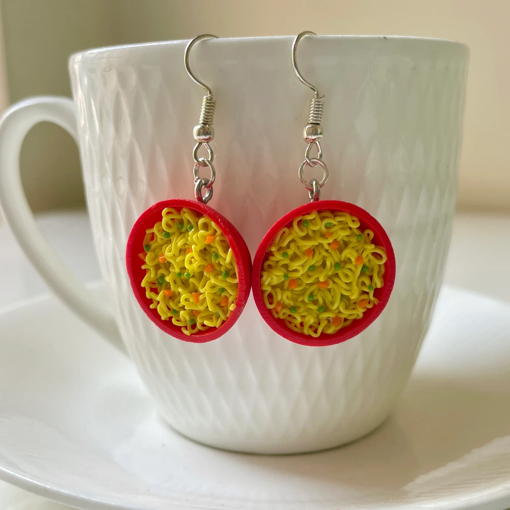 Miniature Noodles Earrings