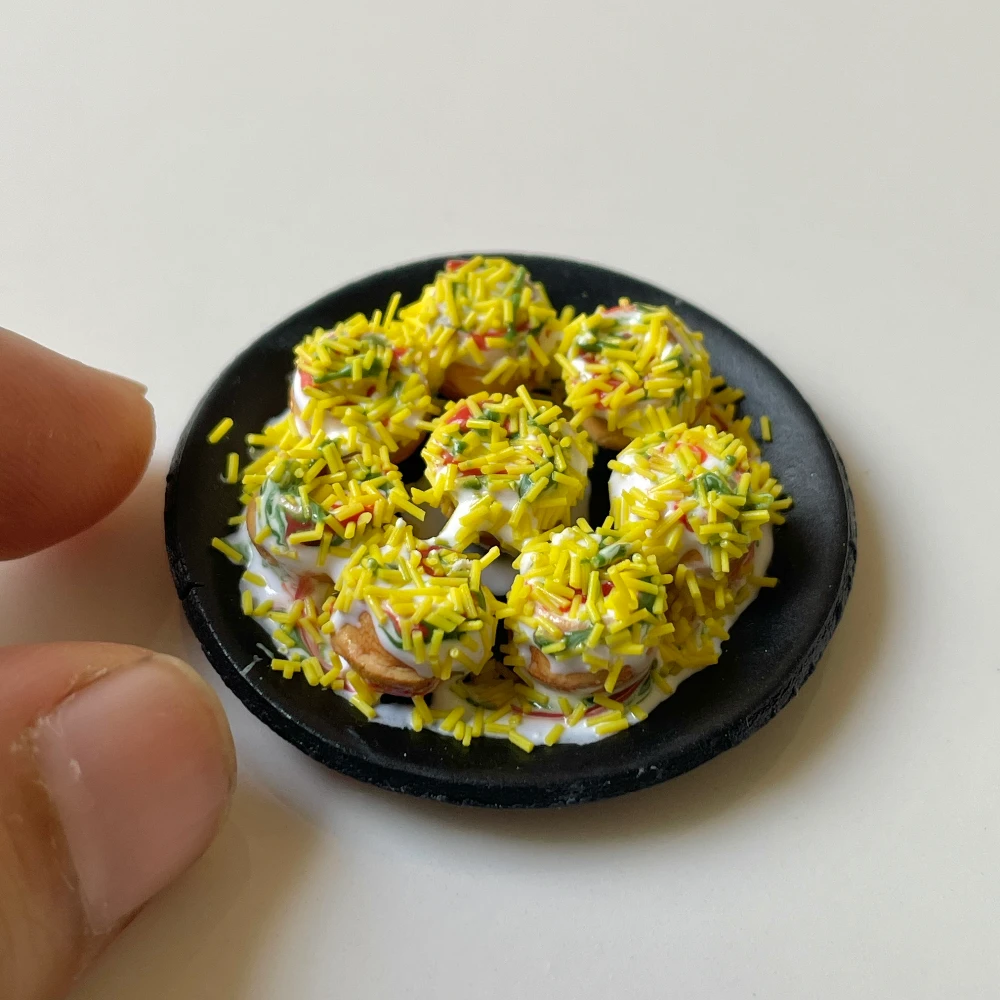 Miniature Dahi Puri Fridge Magnet