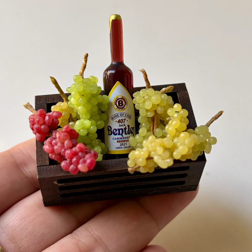 Miniature Vineyard Crate Magnet
