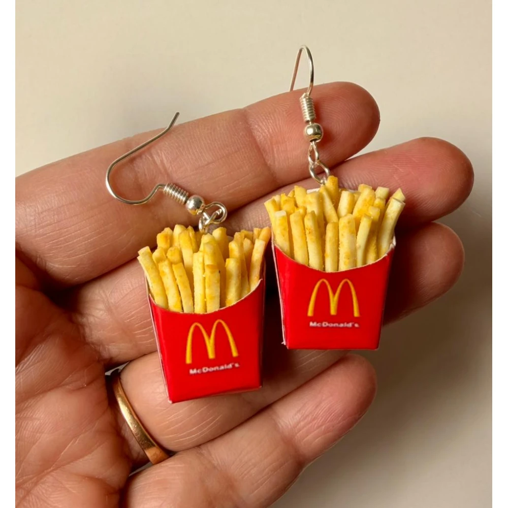 Miniature French Fries Earrings
