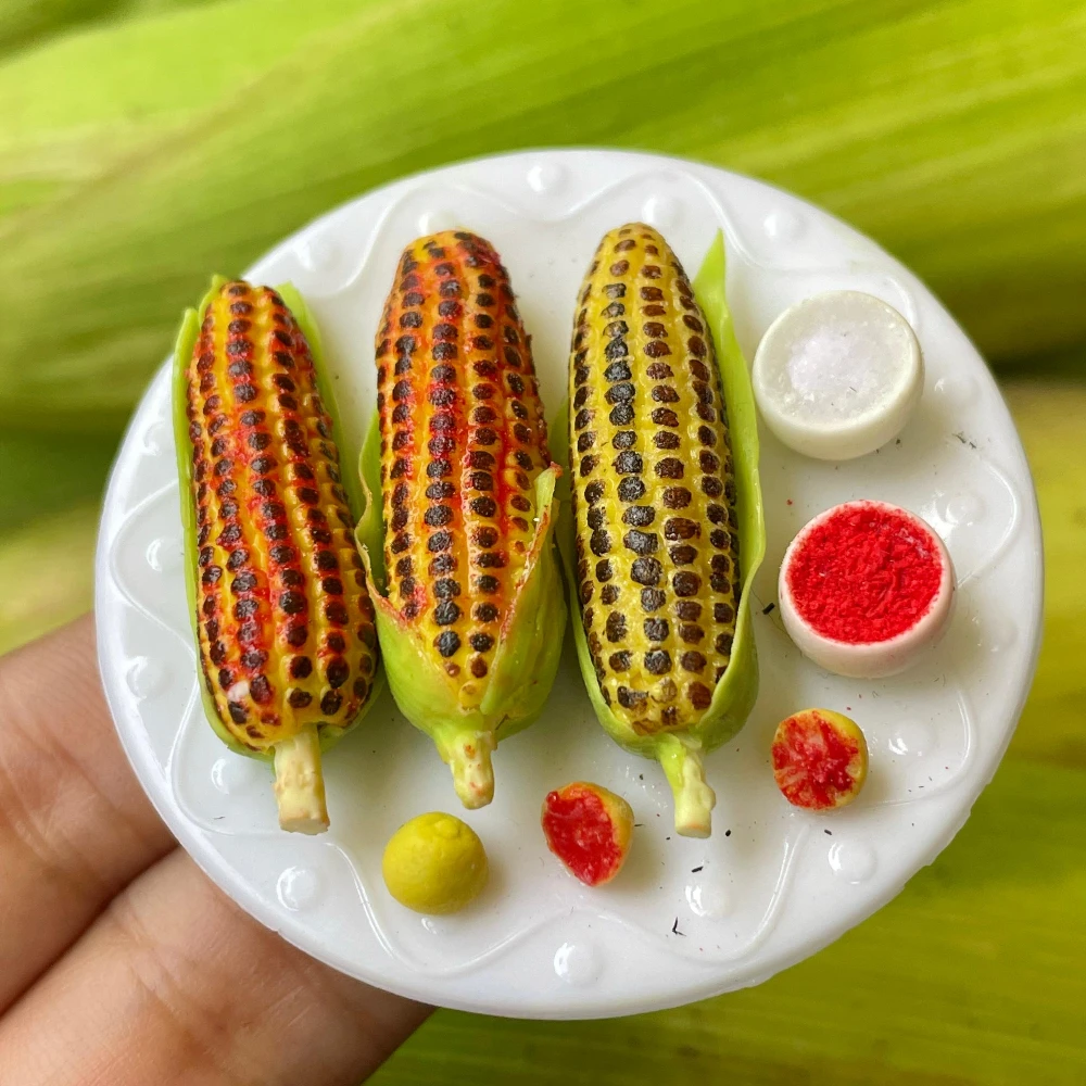 Mini Masala Corn Platter Magnet