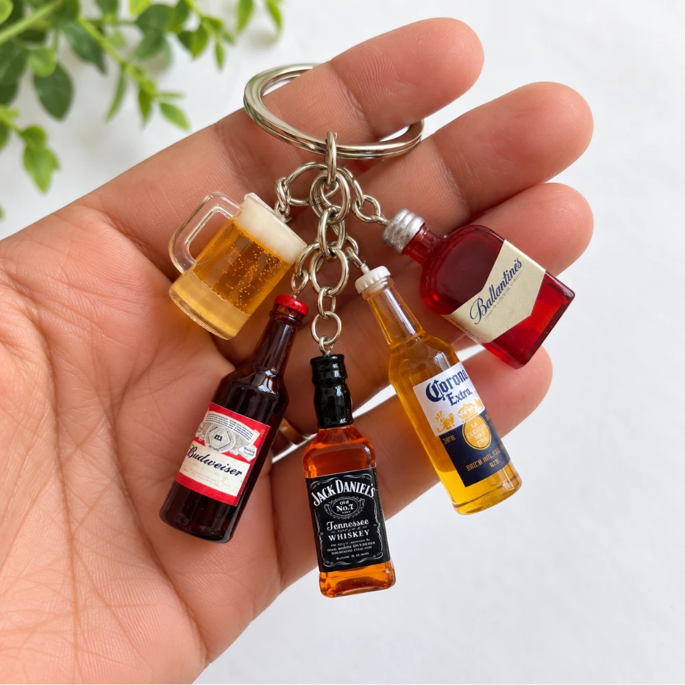 Miniature Beers Combo Keychain